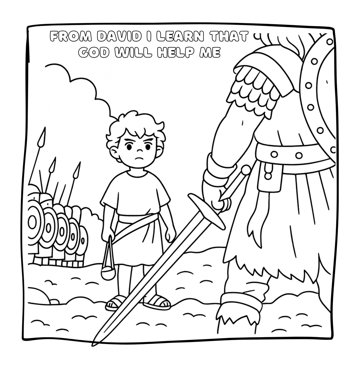 Yo Estuve Allí: Hombres del Antiguo Testamento – Libro para Colorear