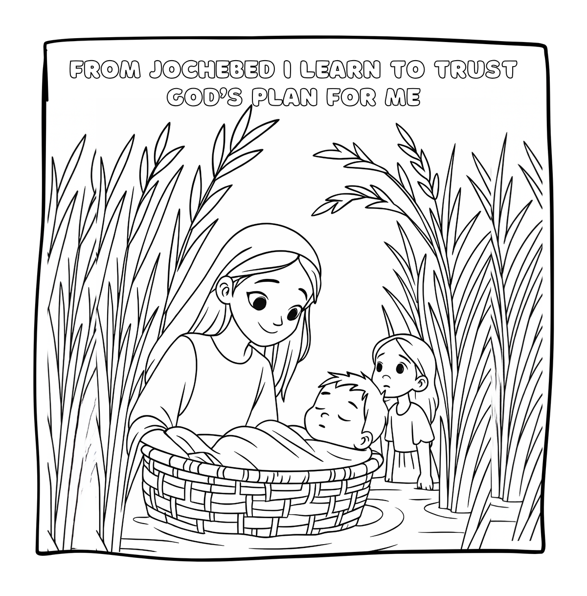 Yo Estuve Allí: Mujeres del Antiguo Testamento – Libro para Colorear