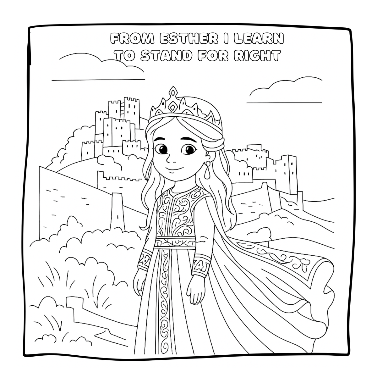 Yo Estuve Allí: Mujeres del Antiguo Testamento – Libro para Colorear