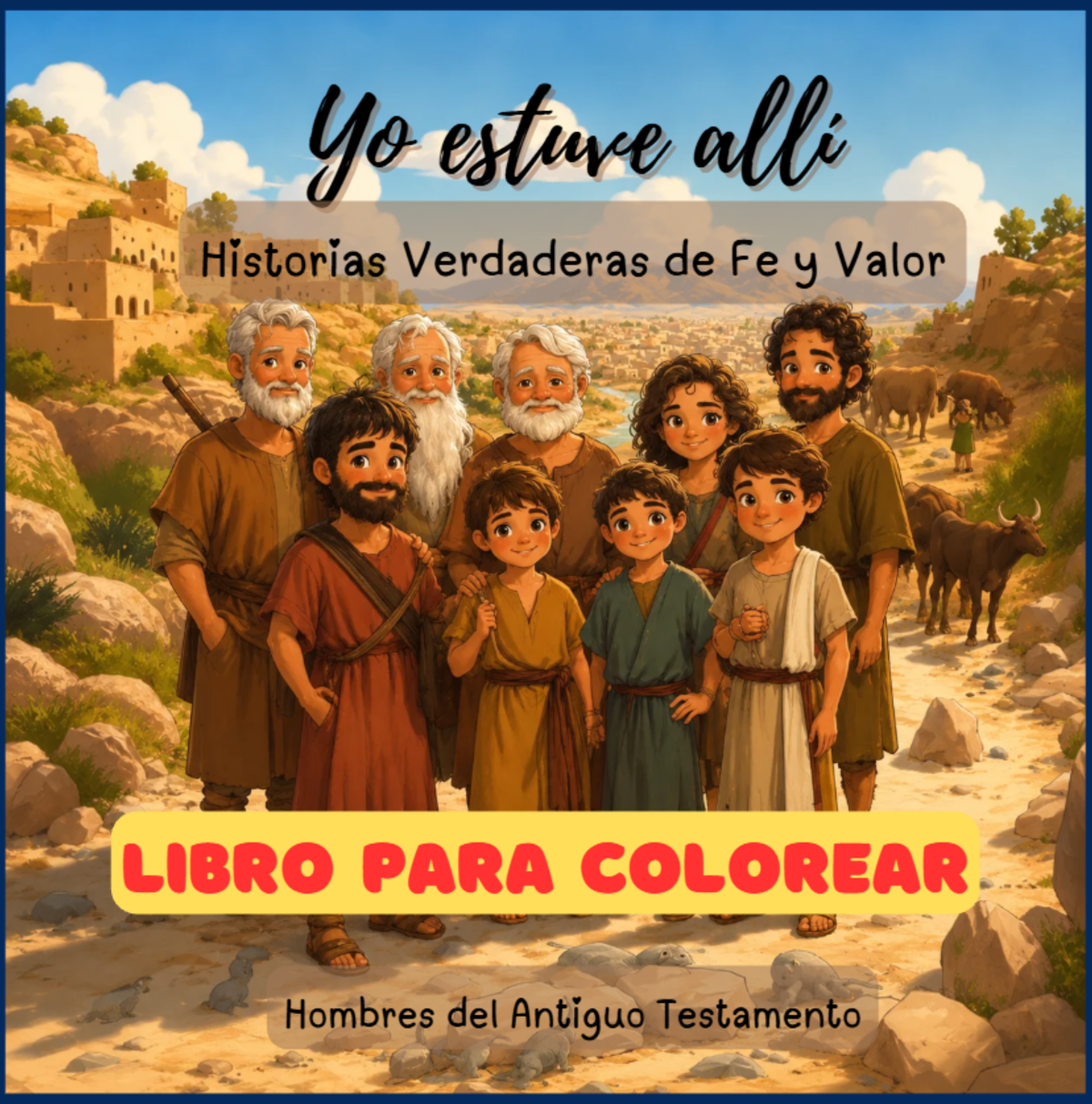Yo Estuve Allí: Hombres del Antiguo Testamento – Libro para Colorear